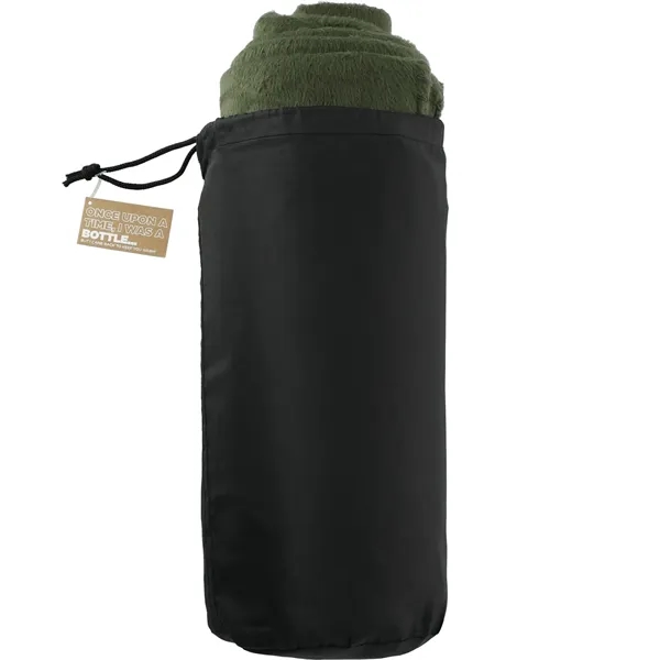 50" x 60" recycled PET fleece blanket with canvas pouch.... from ASI 66887 PCNA / Leeds