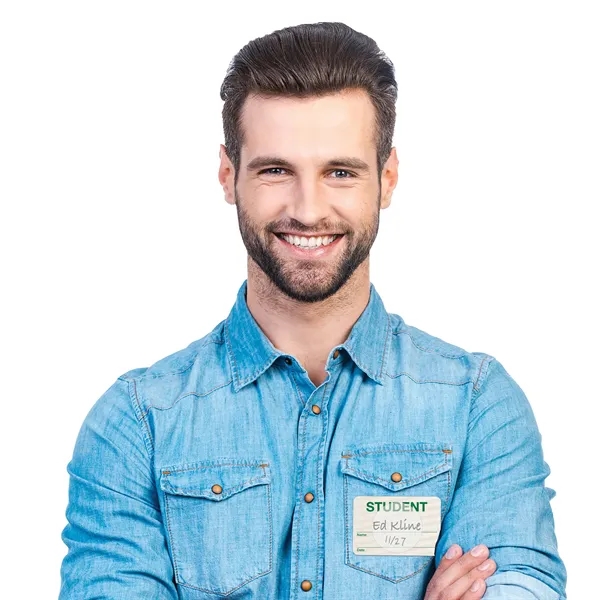 TEMPbadge Expiring Timing Covers work with our 2-part School Badge system.... from ASI 79898 Promovision / PROMOVISION