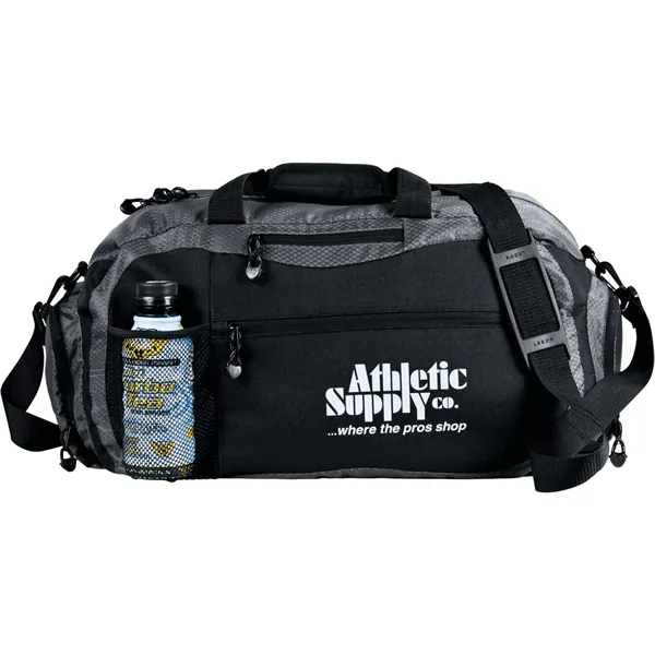 11" x 12" x 20" duffel bag with multiple pockets.... from ASI 66887 PCNA / Leed’s