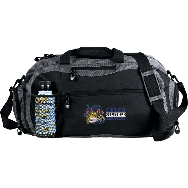 11" x 12" x 20" duffel bag with multiple pockets.... from ASI 66887 PCNA / Leed’s