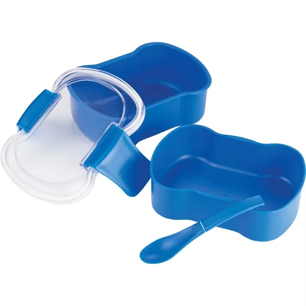 Two tier Bento box with snap-together design.... from ASI 66887 PCNA / Leed’s