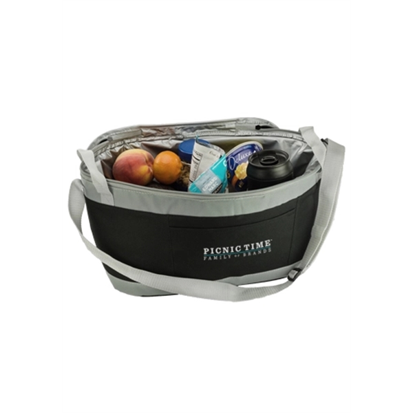 Game Day large insulated cooler bag with a top zipper closure,... from ASI 39552 BEL Promo