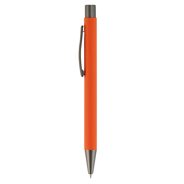 5 1/2" x 3/8" ABS plastic and aluminum retractable plunger ballpoint... from ASI 52840 Evans Manufacturing