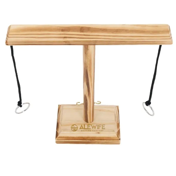 Wooden tabletop ring toss game.... from ASI 88060 Snugz/USA Inc