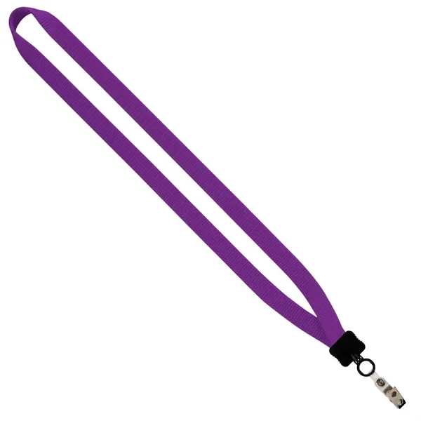 1/2" x 17" smooth nylon lanyard with plastic clamshell hardware and... from ASI 88060 Snugz/USA Inc / SnugZ USA®