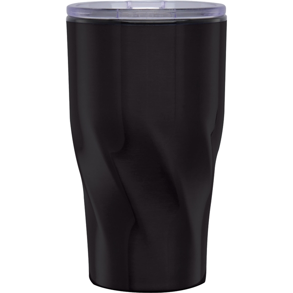 16 oz. travel tumbler with double-walled stainless steel construction with black... from ASI 71920 Moderne Glass Company Inc / Glass America®