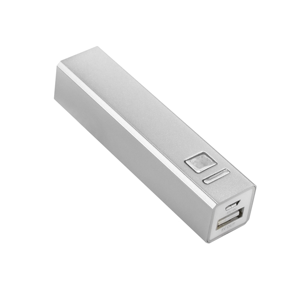 Rectangle power bank available in 2,200mAh capacity and fast three-day standard... from ASI 74741 NVS Promo Designs, Inc.