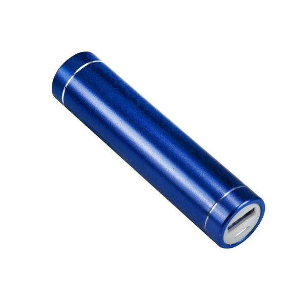 Cylinder power bank available in 2,000 & 2,200mAh capacity. Stocked in... from ASI 74741 NVS Promo Designs, Inc.