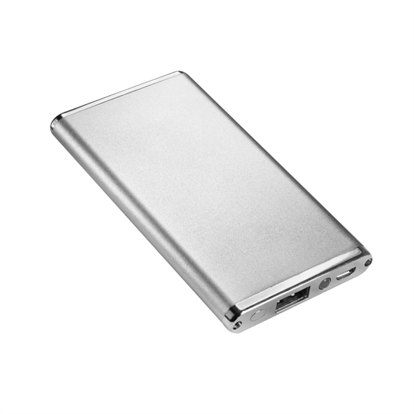 Flask Power Bank with LED light and 3,000mAh capacity. Stocked in... from ASI 74741 NVS Promo Designs, Inc.