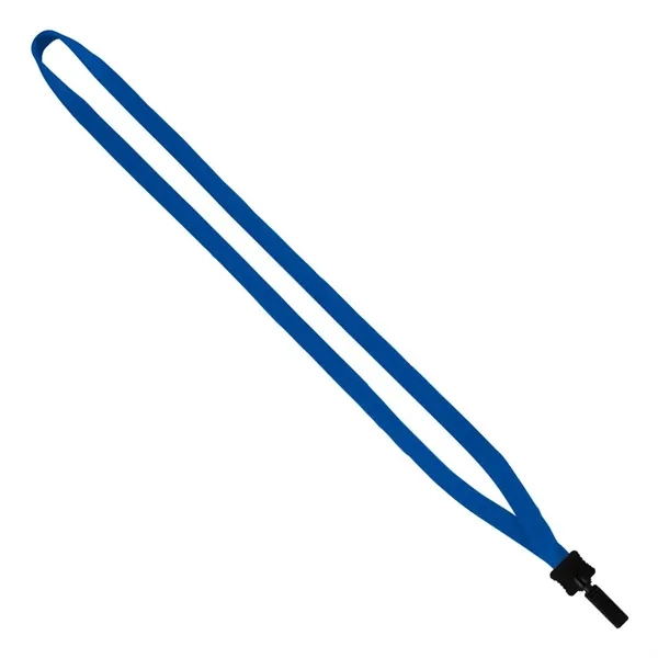 1/2" x 16" cotton lanyard with plastic clamshell, O-ring and bulldog... from ASI 88060 Snugz/USA Inc / SnugZ USA®