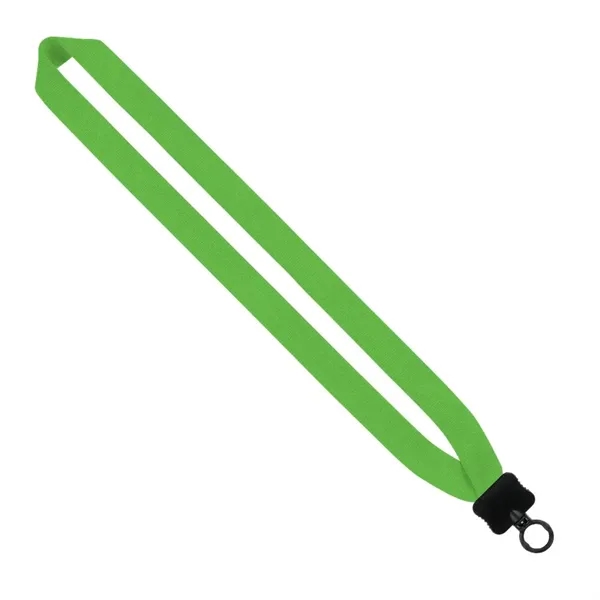 1" x 16" knitted cotton lanyard with plastic clamshell and O-ring.... from ASI 88060 Snugz/USA Inc / SnugZ USA®