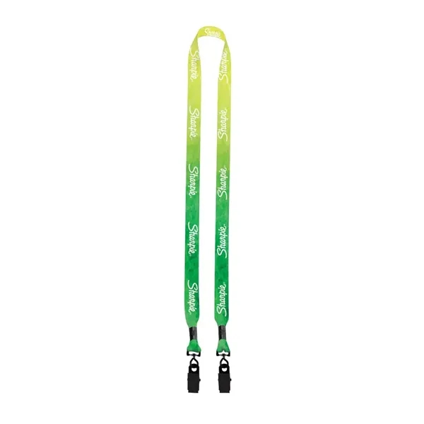 3/4" x 16" dye sublimated polyester lanyard with double bulldog clip.... from ASI 88060 Snugz/USA Inc / SnugZ USA®