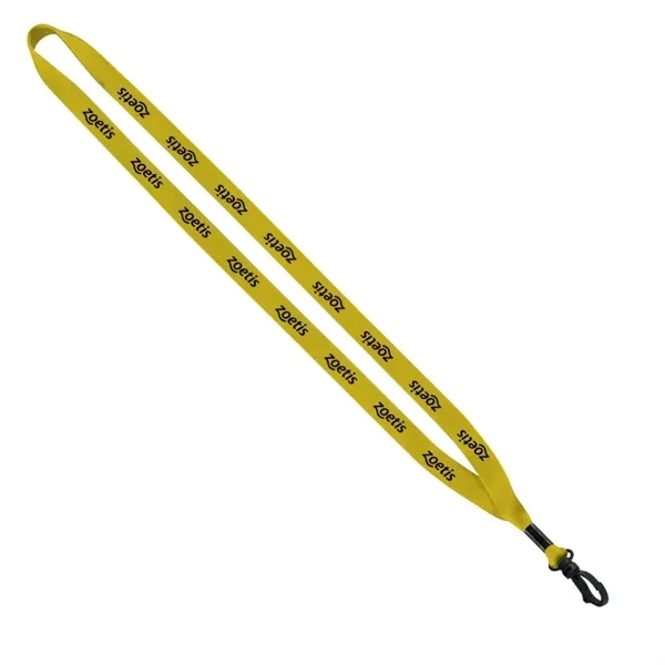 1/2" x 16" economy polyester lanyard with metal crimp and plastic... from ASI 88060 Snugz/USA Inc / SnugZ USA®