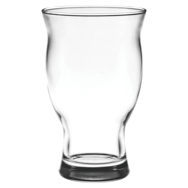 16.25 ounce craft beer glass with narrow top trap and flared... from ASI 71920 Moderne Glass Company Inc / Glass America®