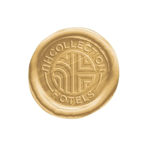 Black gift box with wax stamp decoration.... from ASI 88060 Snugz/USA Inc