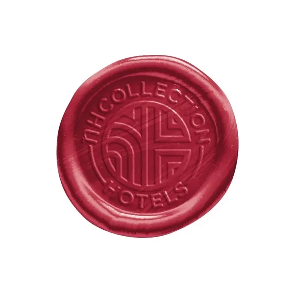 Black gift box with wax stamp decoration.... from ASI 88060 Snugz/USA Inc