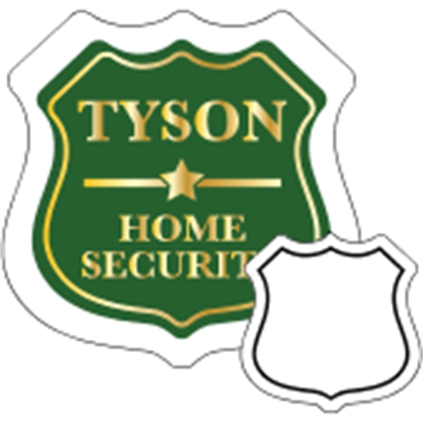 2" x 2" badge shaped magnet with four color process imprinting.... from ASI 89910 Stouse, LLC