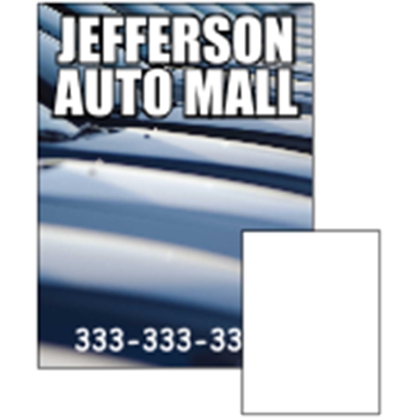 1.5" x 2" rectangle shaped magnet with 4CP customization.... from ASI 89910 Stouse, LLC