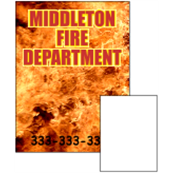 1.5" x 2" rectangle shaped magnet with 4CP customization.... from ASI 89910 Stouse, LLC