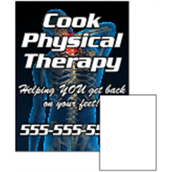 1.5" x 2" rectangle shaped magnet with 4CP customization.... from ASI 89910 Stouse, LLC