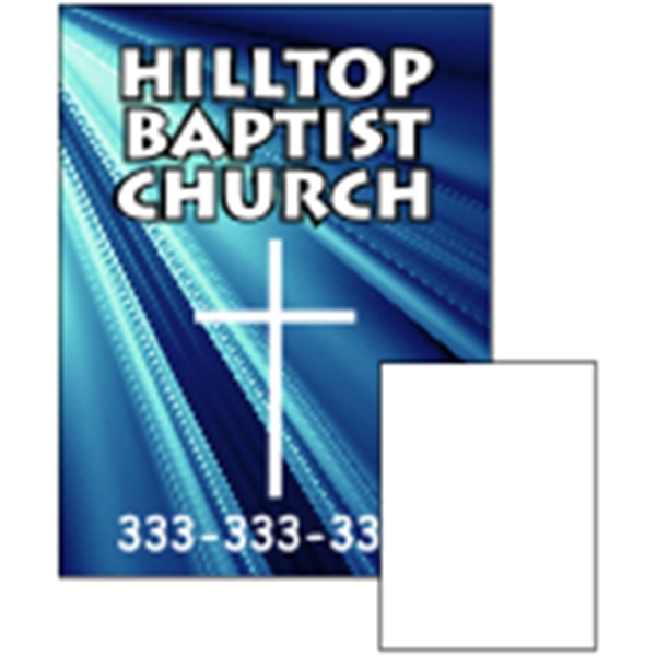 1.5" x 2" rectangle shaped magnet with 4CP customization.... from ASI 89910 Stouse, LLC