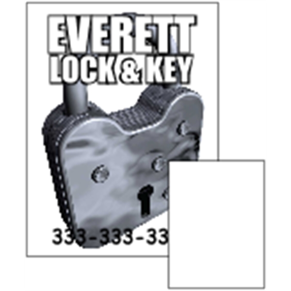 1.5" x 2" rectangle shaped magnet with 4CP customization.... from ASI 89910 Stouse, LLC