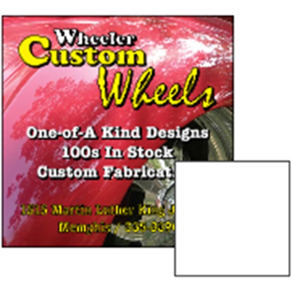 2" square shaped magnet with 4 color process graphics.... from ASI 89910 Stouse, LLC