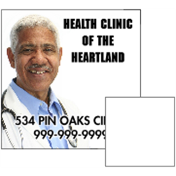 2" square shaped magnet with 4 color process graphics.... from ASI 89910 Stouse, LLC