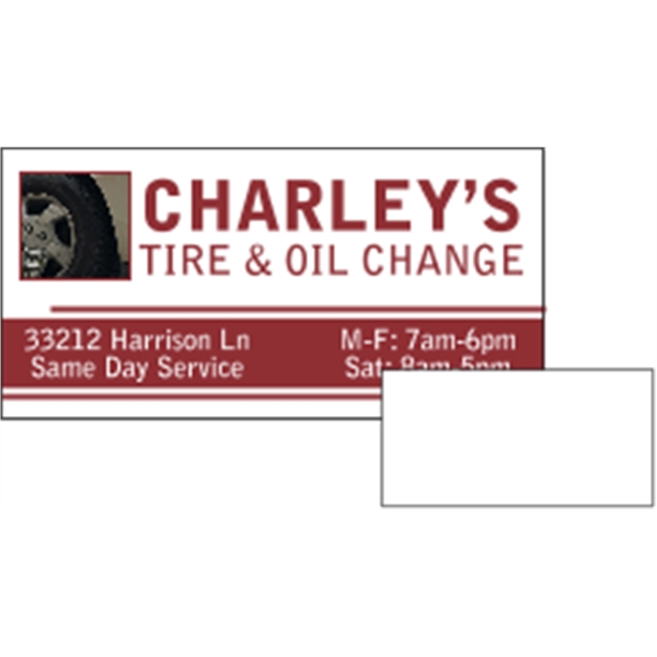 2.75" x 1.375" rectangle shaped magnet with 4CP customization.... from ASI 89910 Stouse, LLC