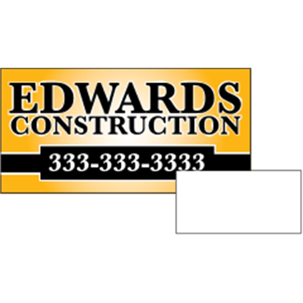 2.75" x 1.375" rectangle shaped magnet with 4CP customization.... from ASI 89910 Stouse, LLC