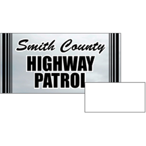 2.75" x 1.375" rectangle shaped magnet with 4CP customization.... from ASI 89910 Stouse, LLC