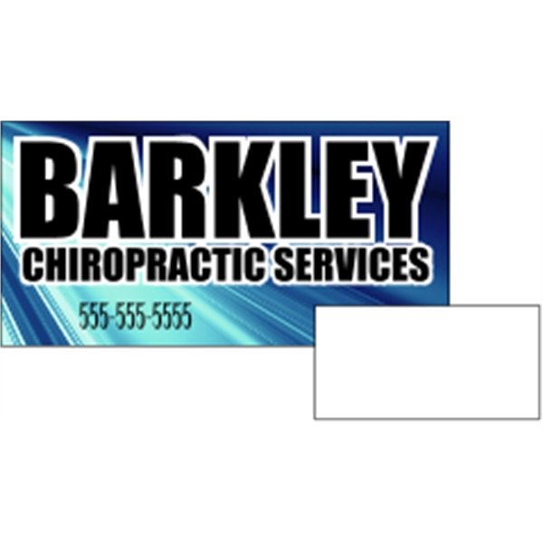 2.75" x 1.375" rectangle shaped magnet with 4CP customization.... from ASI 89910 Stouse, LLC