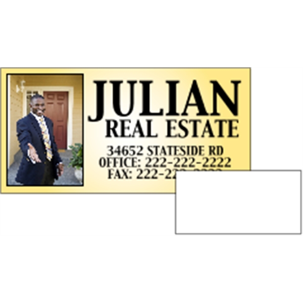 2.75" x 1.375" rectangle shaped magnet with 4CP customization.... from ASI 89910 Stouse, LLC