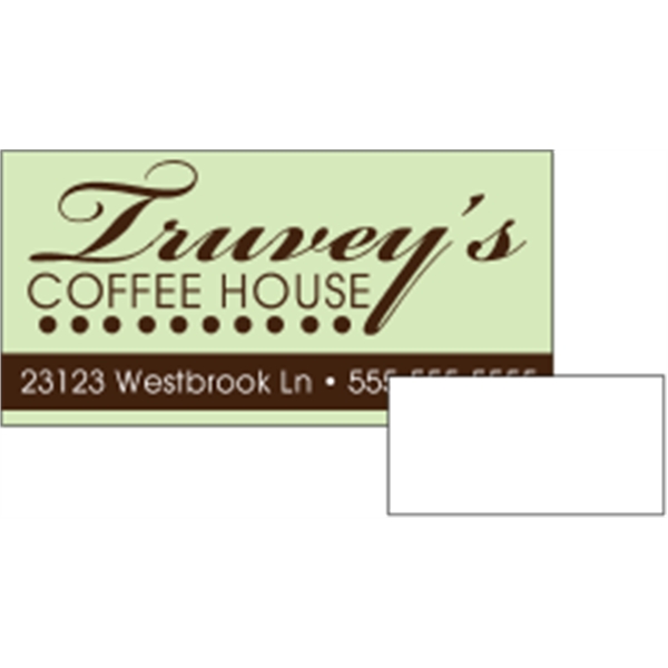 2.75" x 1.375" rectangle shaped magnet with 4CP customization.... from ASI 89910 Stouse, LLC