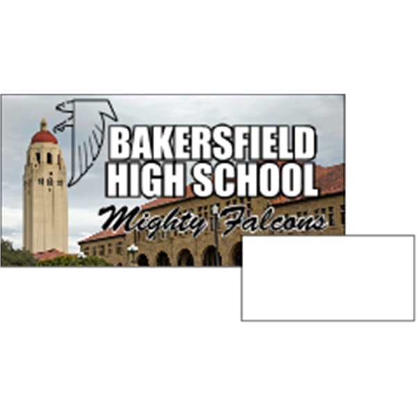 2.75" x 1.375" rectangle shaped magnet with 4CP customization.... from ASI 89910 Stouse, LLC