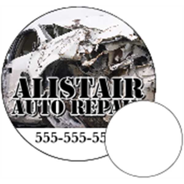 2" circle shaped magnet with 4CP customization.... from ASI 89910 Stouse, LLC