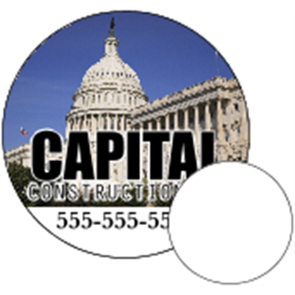 2" circle shaped magnet with 4CP customization.... from ASI 89910 Stouse, LLC