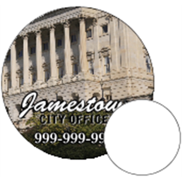 2" circle shaped magnet with 4CP customization.... from ASI 89910 Stouse, LLC