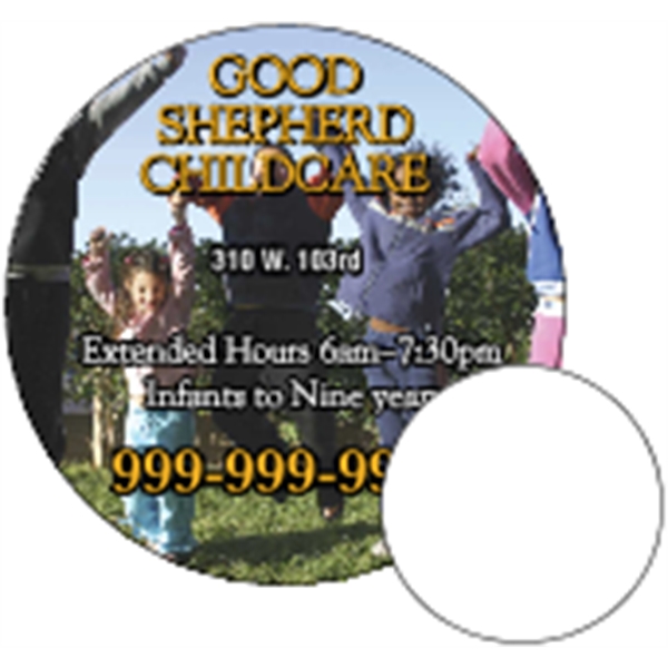 2" circle shaped magnet with 4CP customization.... from ASI 89910 Stouse, LLC