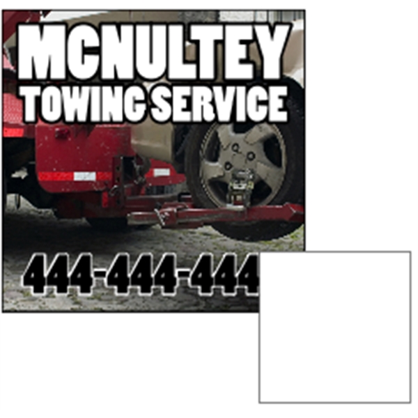 2.5" square shaped magnet with 4 color process graphics.... from ASI 89910 Stouse, LLC