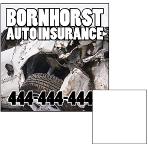 2.5" square shaped magnet with 4 color process graphics.... from ASI 89910 Stouse, LLC