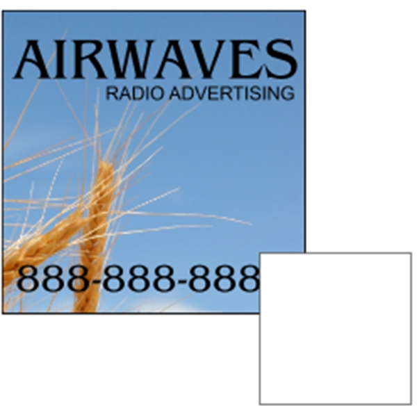 2.5" square shaped magnet with 4 color process graphics.... from ASI 89910 Stouse, LLC