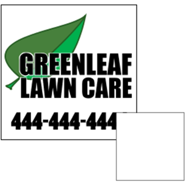 2.5" square shaped magnet with 4 color process graphics.... from ASI 89910 Stouse, LLC