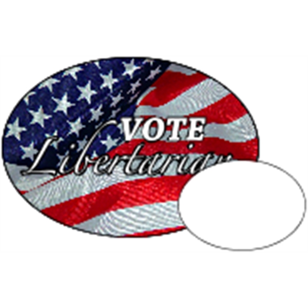 1.5" x 2.125" oval shaped magnet with 4CP customization.... from ASI 89910 Stouse, LLC