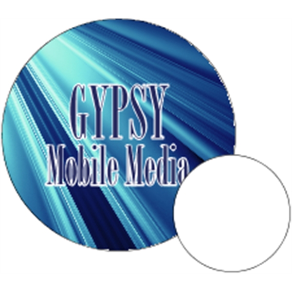 2.5" dia. circle shaped magnet with 4CP customization.... from ASI 89910 Stouse, LLC