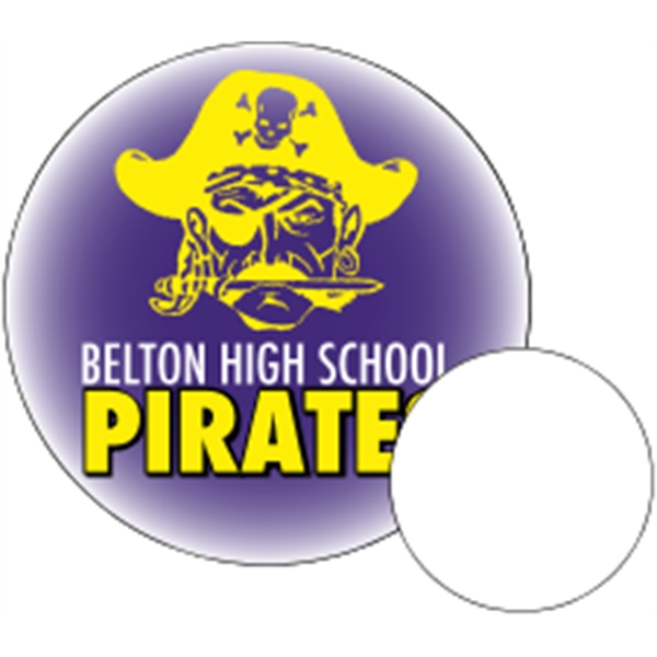 2.5" dia. circle shaped magnet with 4CP customization.... from ASI 89910 Stouse, LLC