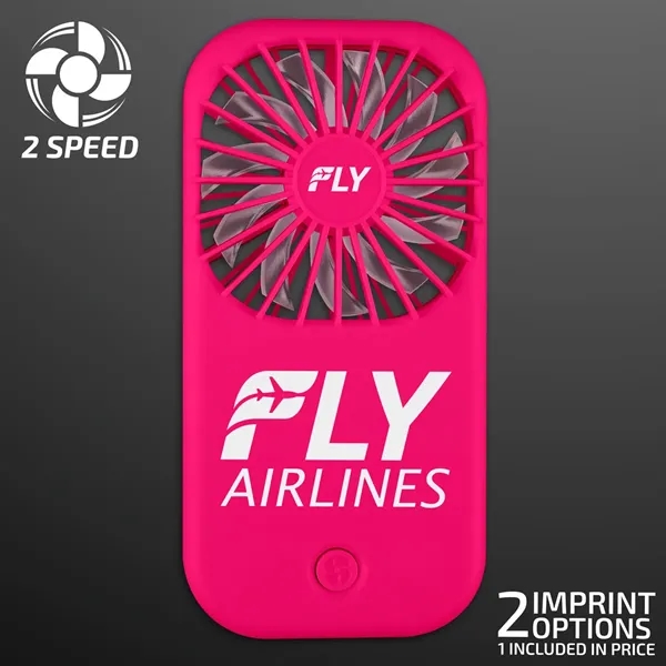 Magenta Pink Fan with Kickstand; Blank & Imprint Pricing... from ASI 34194 ALightPromos