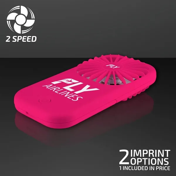 Magenta Pink Fan with Kickstand; Blank & Imprint Pricing... from ASI 34194 ALightPromos