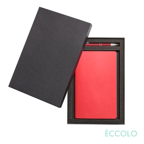 Eccolo® Single Meeting Journal/Clicker Pen Gift Set - (M) 6"x 8"... from ASI 84592 St Regis Group