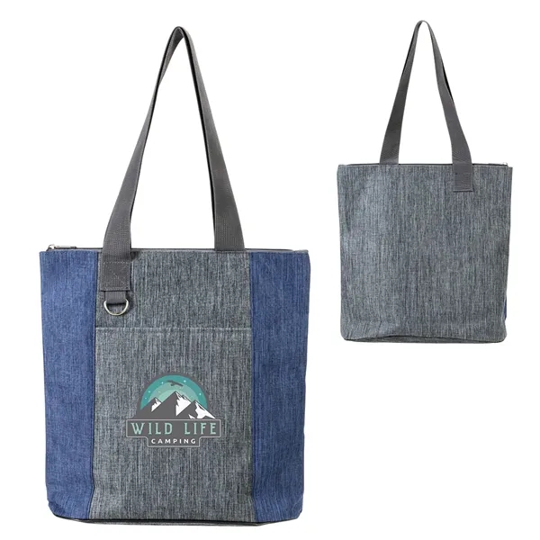 Heathered Polyester Event Tote... from ASI 36730 Ariel Premium Supply Inc